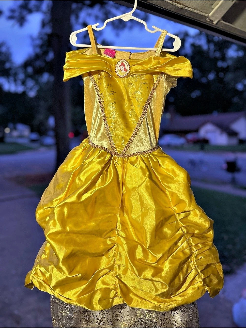 Disney Ariel costume dress Yellow Girls 4/5